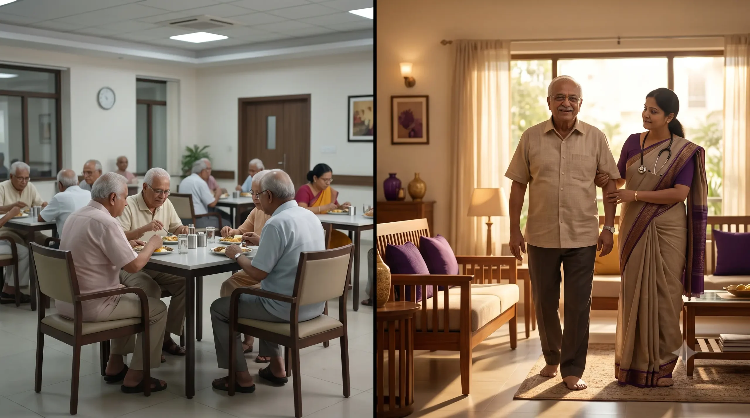 Old Age Home or Home Care for Elderly